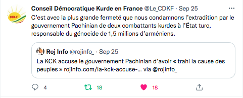 CDK-F : Condamnation de l&rsquo;extradition de 2 combattants kurdes