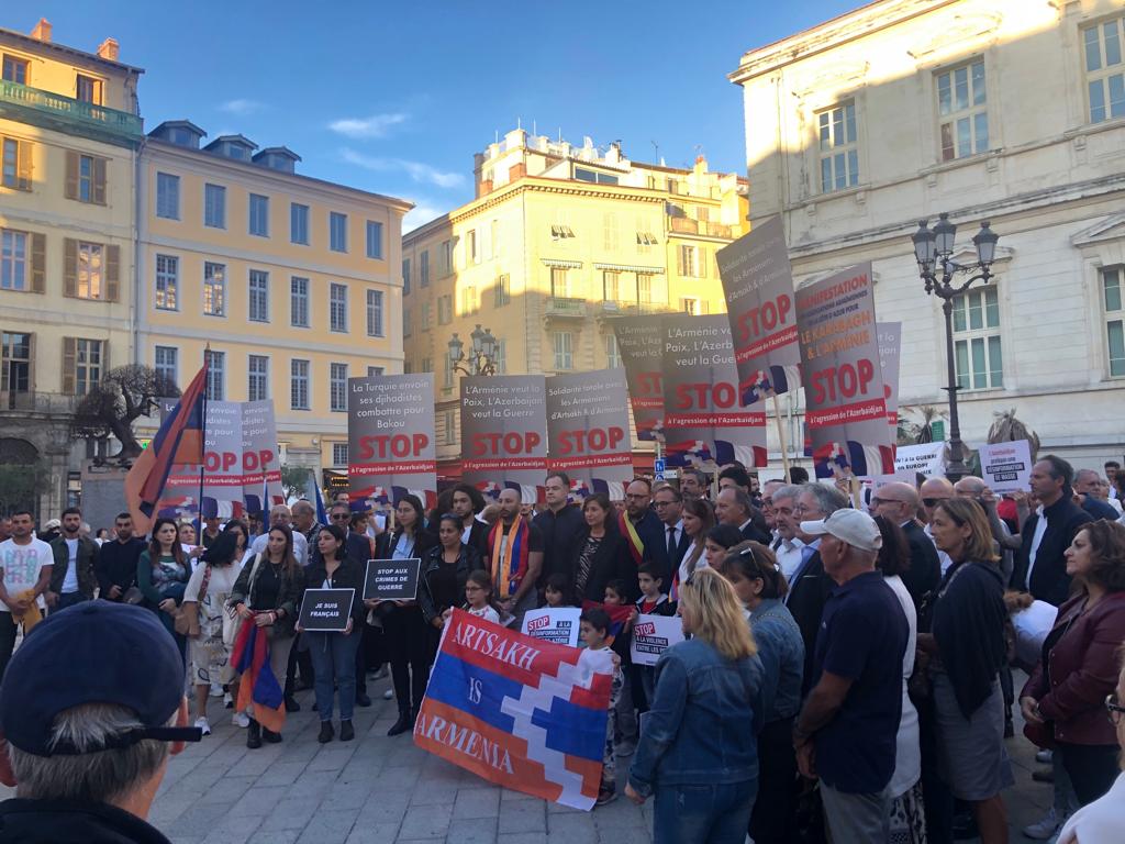 Manifestation de soutien à l&rsquo;Arménie