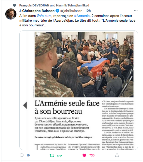 JC Buisson : A lire dans Valeurs Actuelles