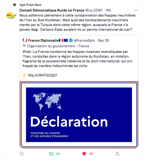 CDK-F : Quelle réaction française aux frappes turques ?