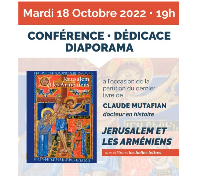 Conférence de Claude Mutafian 24 novembre