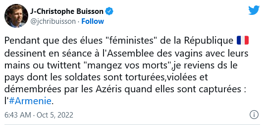 J.C. Buisson : Je reviens dans le pays dont les soldats sont torturés