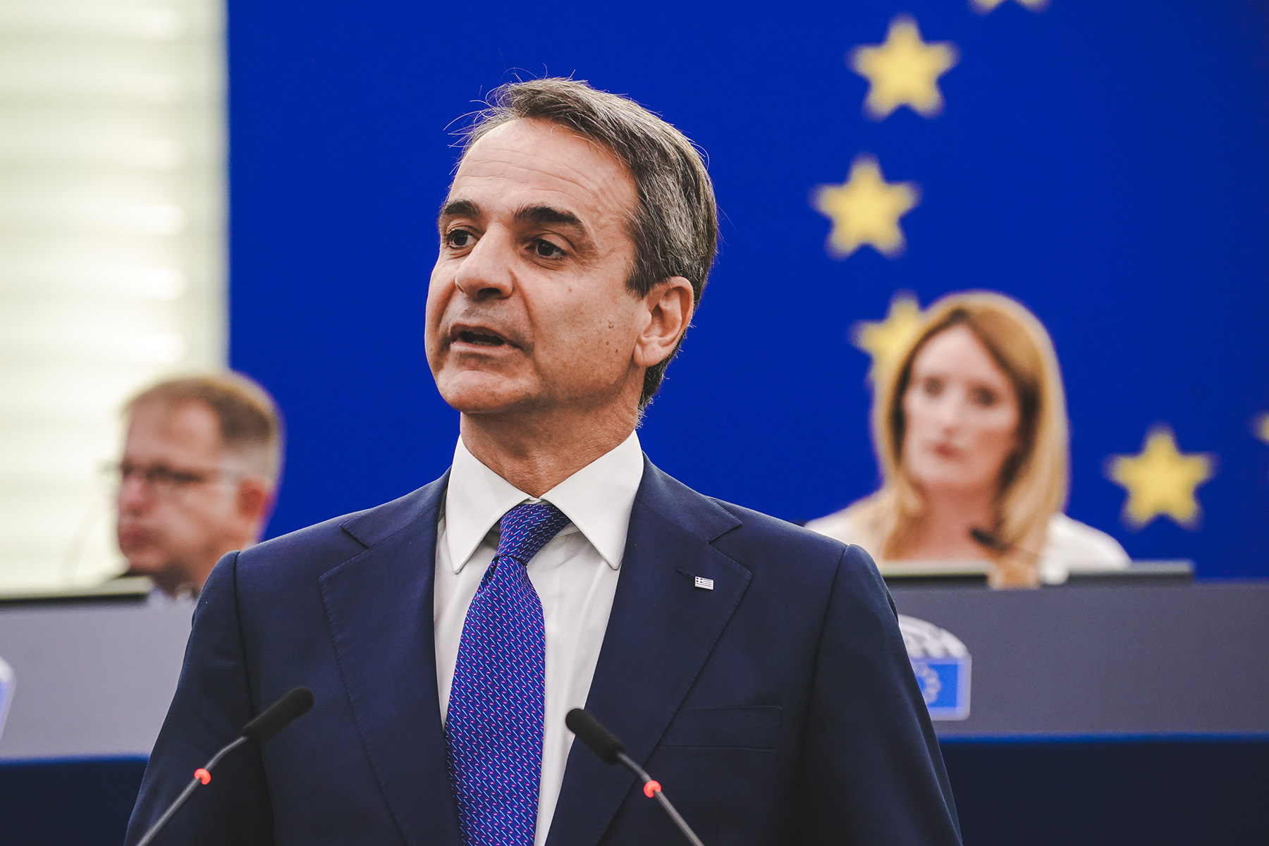 Mitsotakis quitte le diner européen pendant qu&rsquo;Erdogan parle