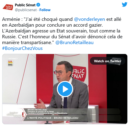 Les propos de Bruno Retailleau sur Public Sénat