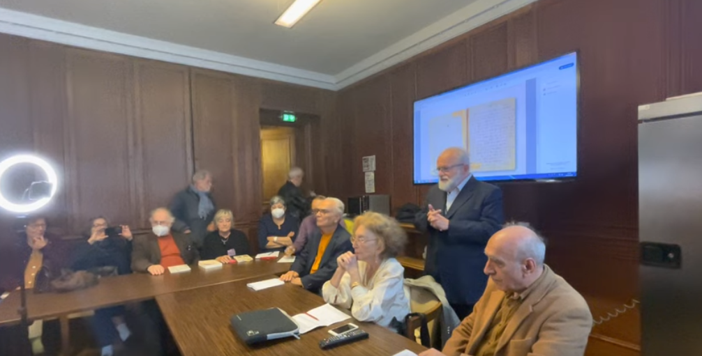 Cérémonie d&rsquo;arrivée du Journal de Vahram Altounian à la BnF