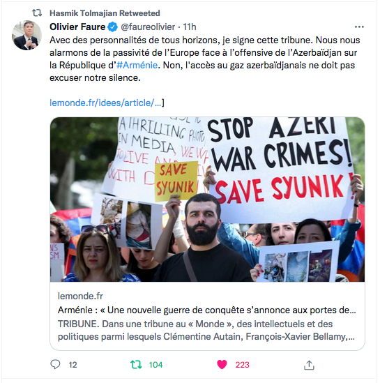 Olivier Faure : Nous nous alarmons de la passivité de l&rsquo;Europe