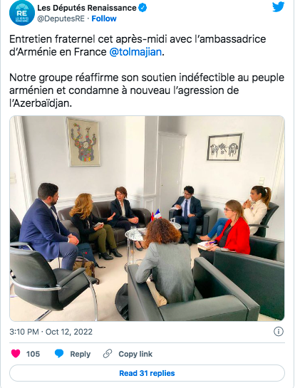 RE les députés de Renaissance : Rencontre avec H. Tolmajian