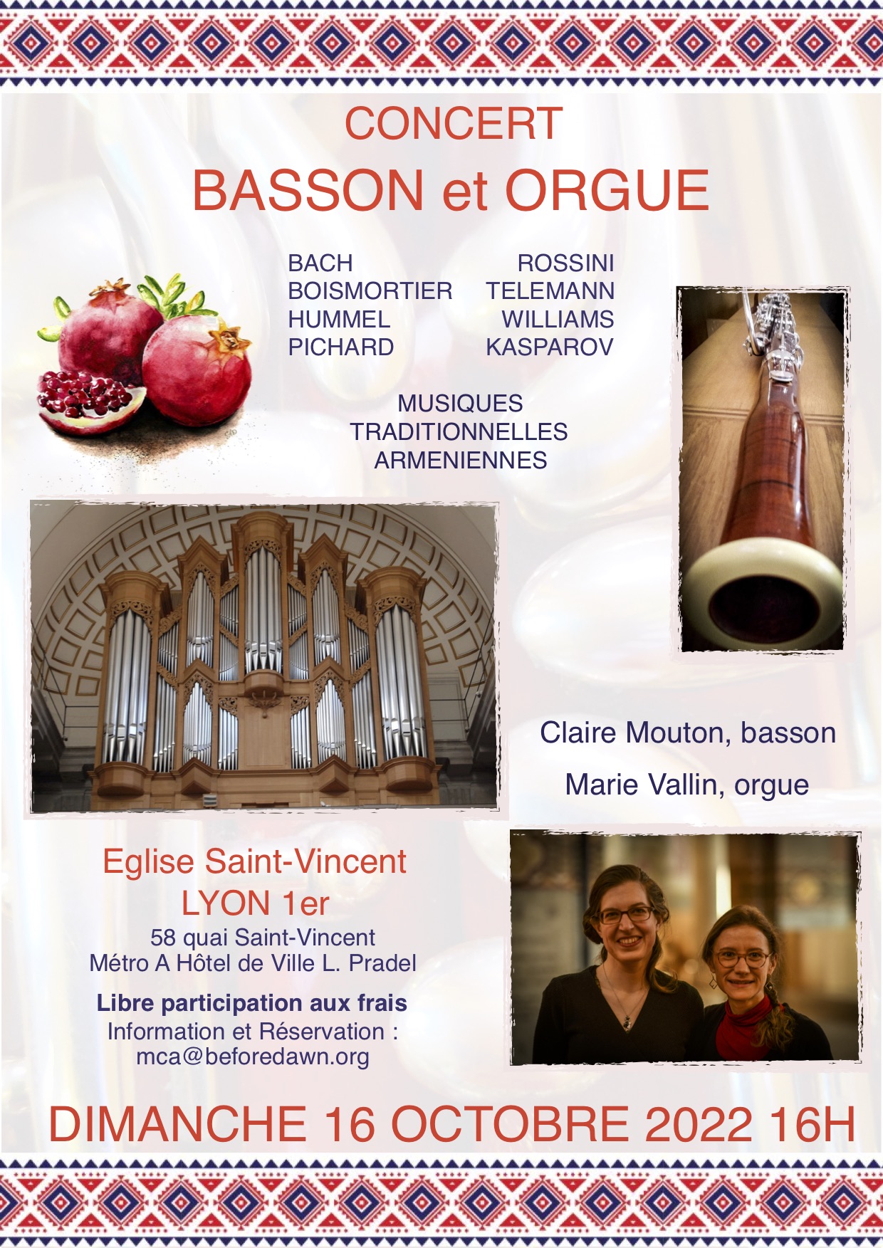 Récital orgue et basson