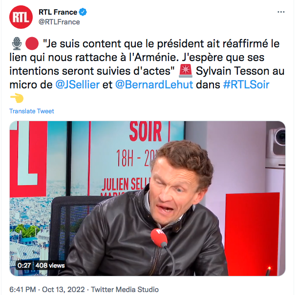 Sylvain Tesson :  » J&rsquo;espère que ses intentions seront suivies d&rsquo;actes »