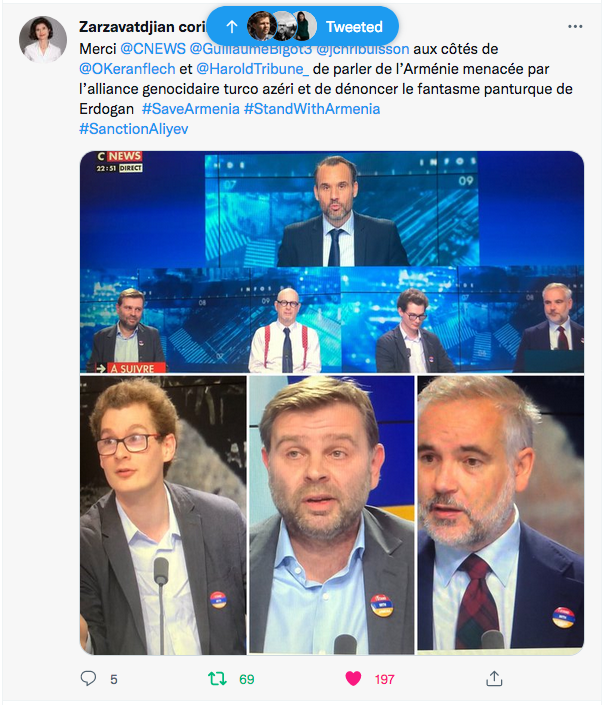 Corinne Zarzavatdjian : merci à CNews