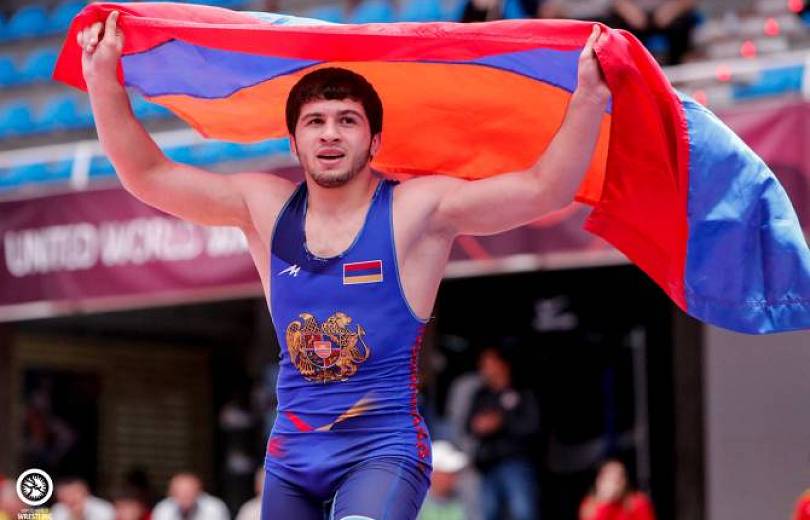 Malkhas Amoyan (Arménie) est devenu le champion du monde de lutte gréco-romaine des U23