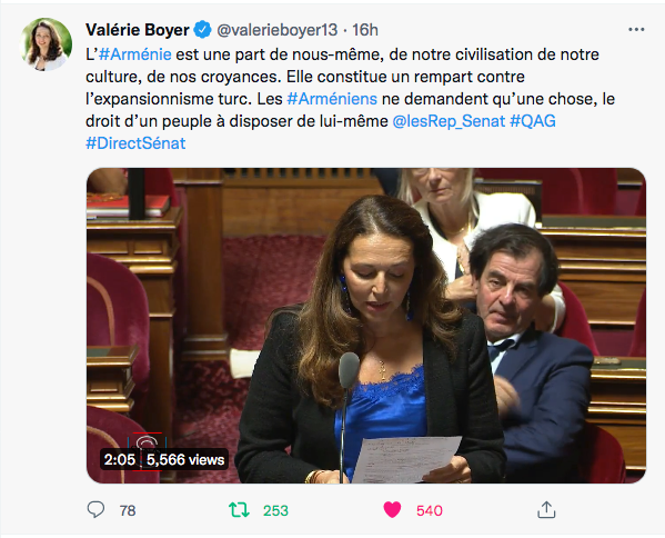 Valérie Boyer : Intervention au Sénat
