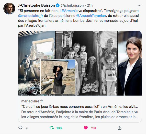 JC Buisson : témoignage d&rsquo;Anouch Toranian dans Marie-Claire