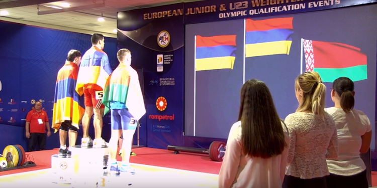 Ara Aghanyan (Arménie) champion d’Europe d’haltérophilie (U23)