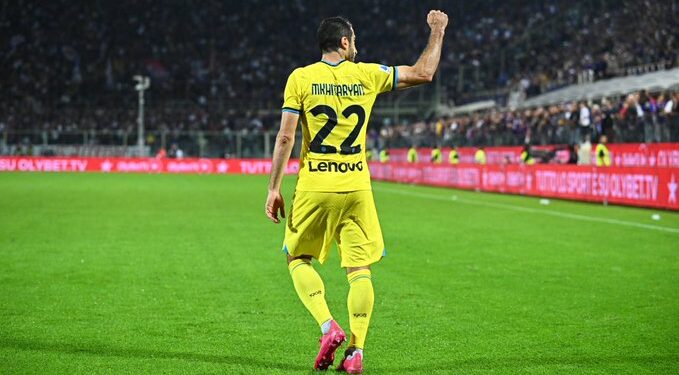 Le but d’Henrikh Mkhitaryan à la dernière minute a donné la victoire à l&rsquo;Inter Milan face à Fiorentina (4-3)