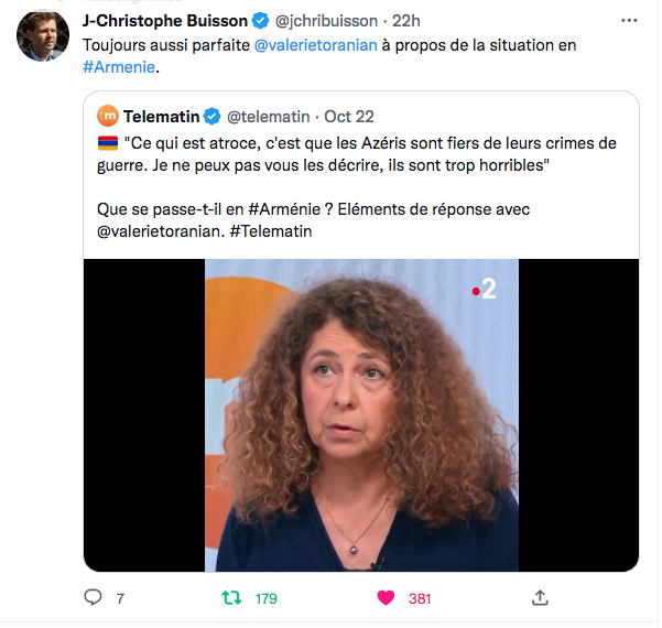 JC Buisson : Valérie Toranian parfaite sur Télématin