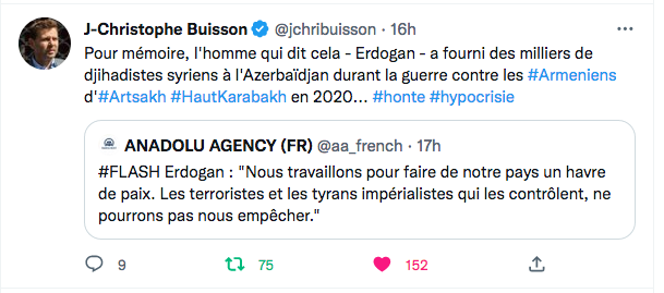 JC Buisson : Erdogan, le terrorisme et le djihadisme