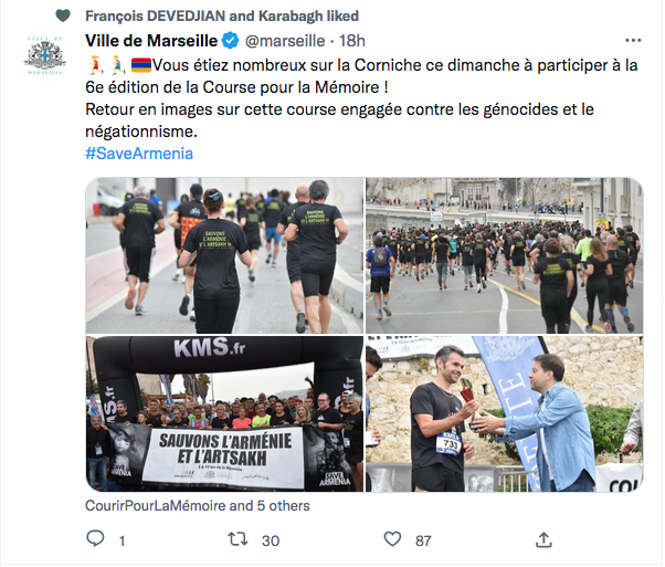 Ville de Marseille : nombreux à courir pour la mémoire