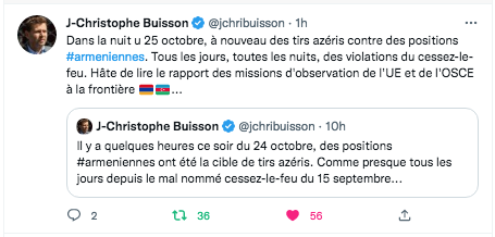 JC Buisson : nouveaux tirs azerbaïdjanais