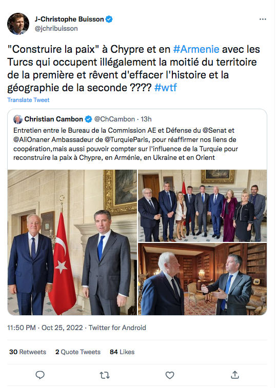 JC Buisson : @Cambon, quelle influence de la Turquie ?