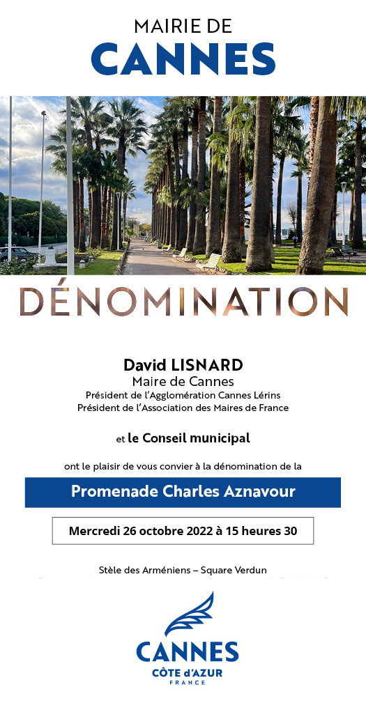 Hommage rendu par le maire à Charles Aznavour aujourd&rsquo;hui