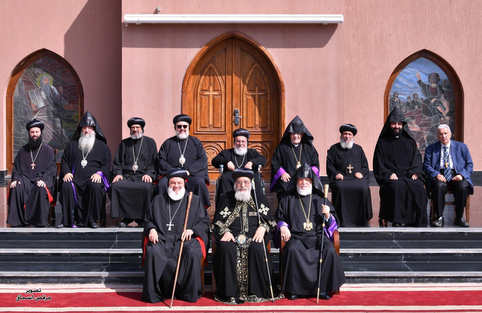 Aram 1er rencontre les chefs des églises Coptes et Syriaques