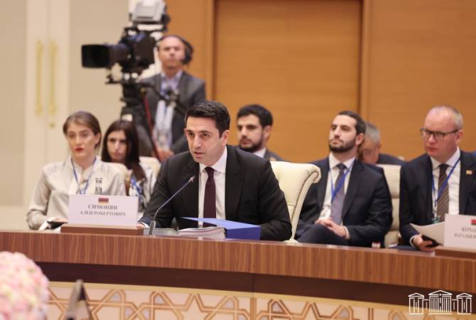 S&rsquo;il n&rsquo;y a pas de Haut-Karabakh, alors qu&rsquo;est-ce qu&rsquo;Ilham Aliev a signé le 9 novembre ? Réponse d’Alen Simonyan à son homologue azéri