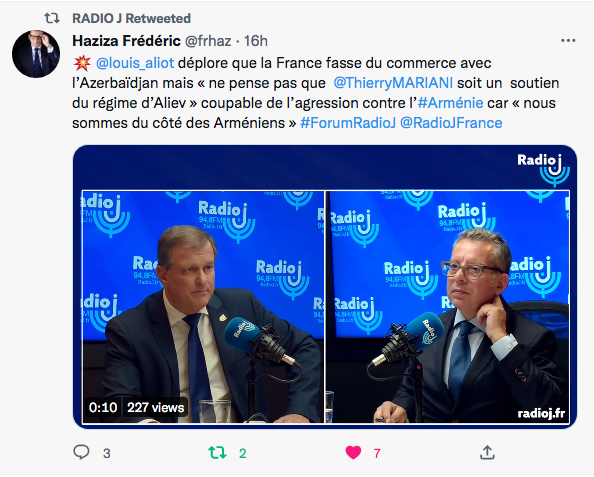 Frédéric Haziza : Louis Alliot, l&rsquo;Arménie et Mariani