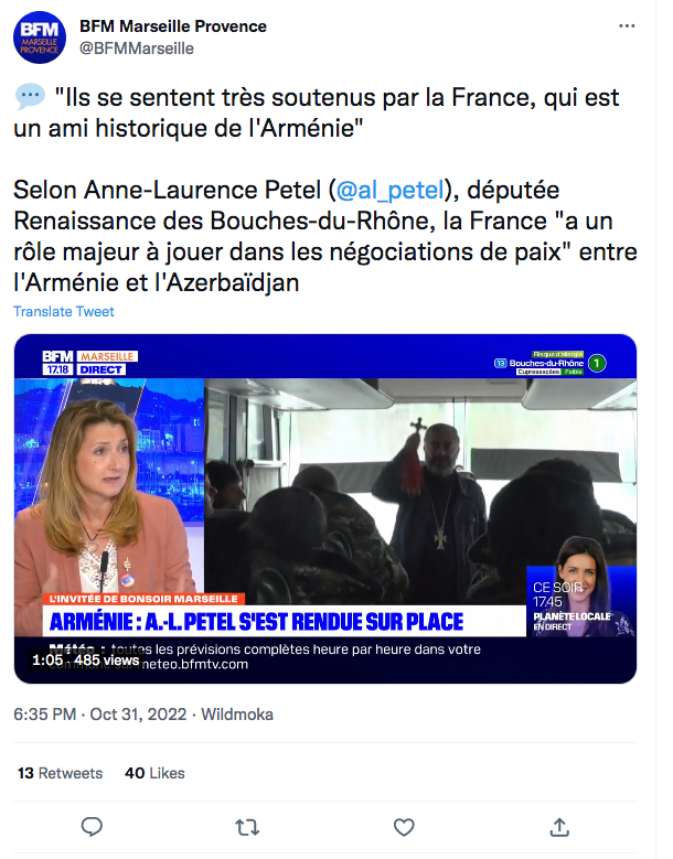 Anne-Laurence Petel : ils faut les aider militairement