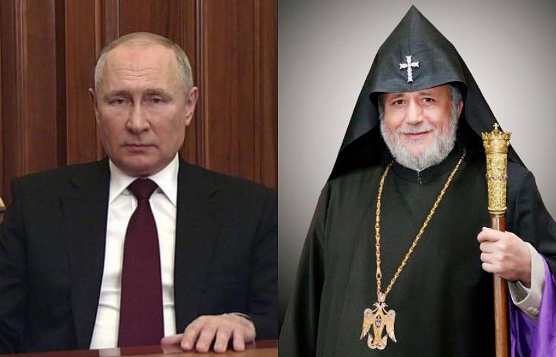 Vladimir Poutine a décoré le Catholicos de tous les Arméniens de l&rsquo;Ordre d&rsquo;honneur