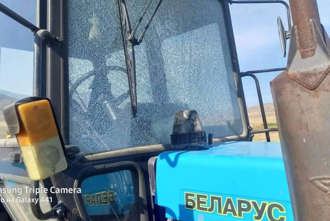 Des Azéris ont tiré sur le conducteur Arménien d’un tracteur en Artsakh