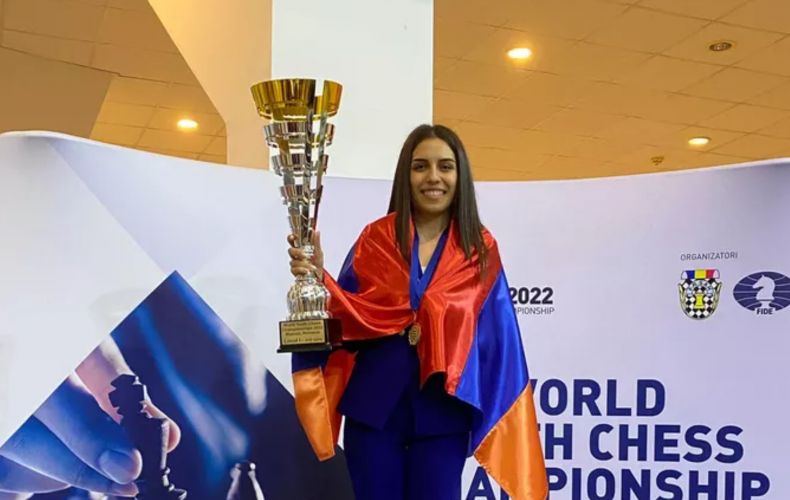 Mariam Mkrtchyan (Arménie) est devenue championne d&rsquo;Europe des échecs des moins de 18 ans à Antalya (Turquie)