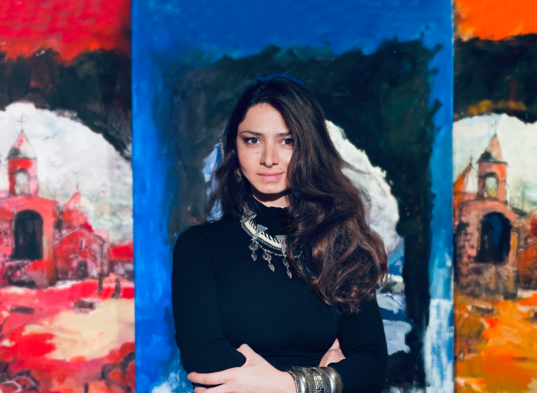 Amalie Galstyan peint l&rsquo;Artsakh
