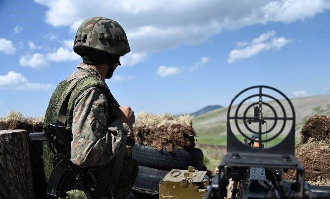 Un soldat Arménien blessé ce matin par un tir azéri, sa vie n’est pas en danger