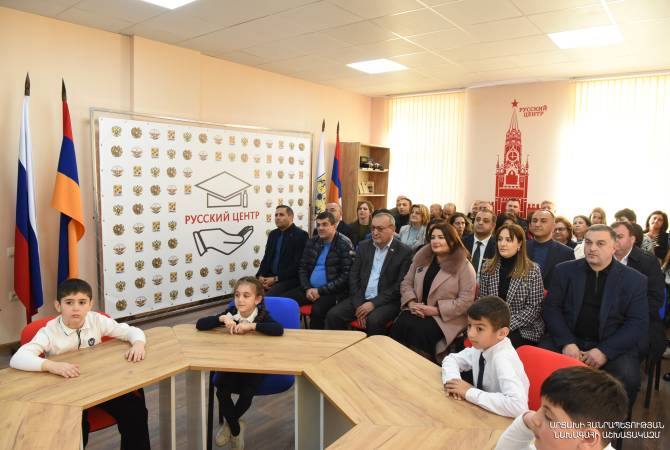 Un Centre russe a été inauguré à Stepanakert en présence du président de l’Artsakh