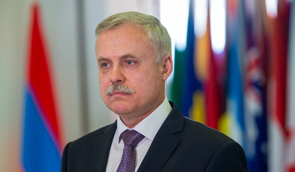L’OTSC affirme avoir validé la décision sur l’assistance à l’Arménie au niveau de sa sécurité affirme à Erévan Stalislav Zas le secrétaire général de l’organisation