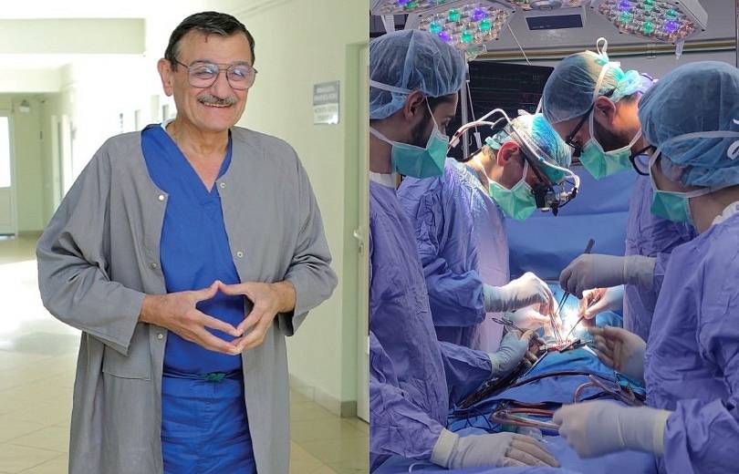 Le chirurgien cardiologue Hrayr Hovagimian, héros national de l’Arménie, est en Arménie depuis octobre et a effectué 40 opérations complexes