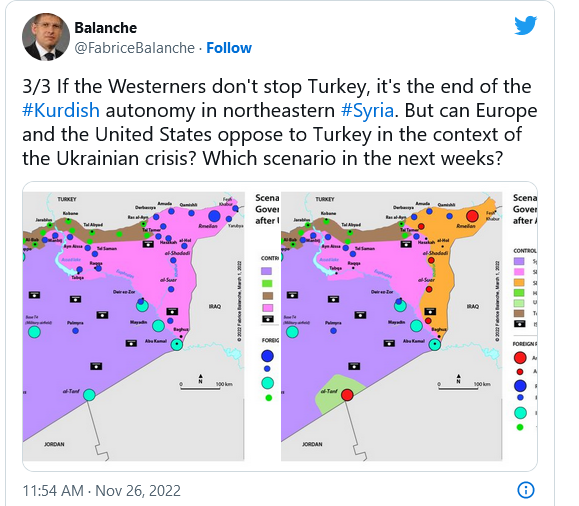 Francis Balanche : la fin de l&rsquo;autonomie kurde en Syrie ?
