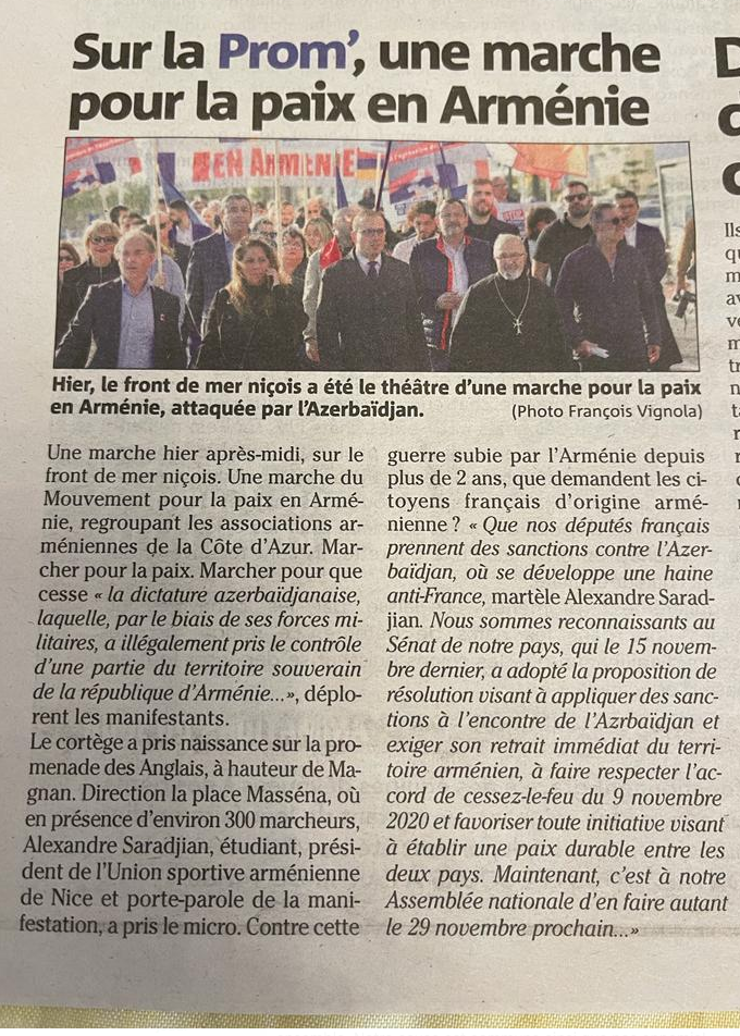 Manifestation pour la paix