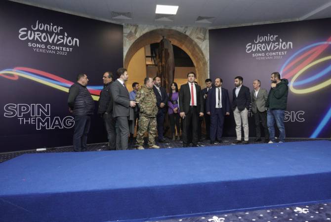 Arayik Harutyunyan s&rsquo;est familiarisé avec les préparatifs de l’Eurovision Junior 2022 qui se déroulera le 11 décembre à Erévan capitale de l’Arménie