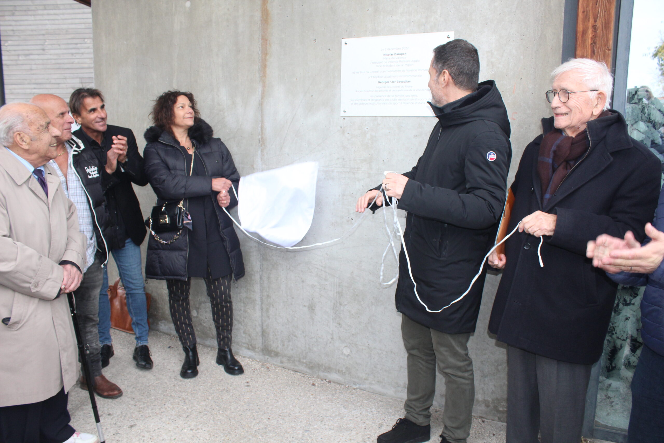 La Patinoire de Valence inaugurée au nom de Georges « Jo » Boyadjian