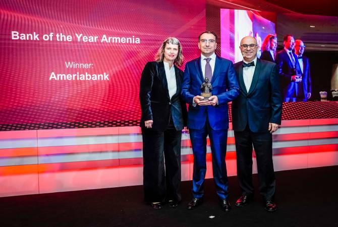 Ameriabank nommée Banque de l&rsquo;année 2022 en Arménie par le magazine The Banker