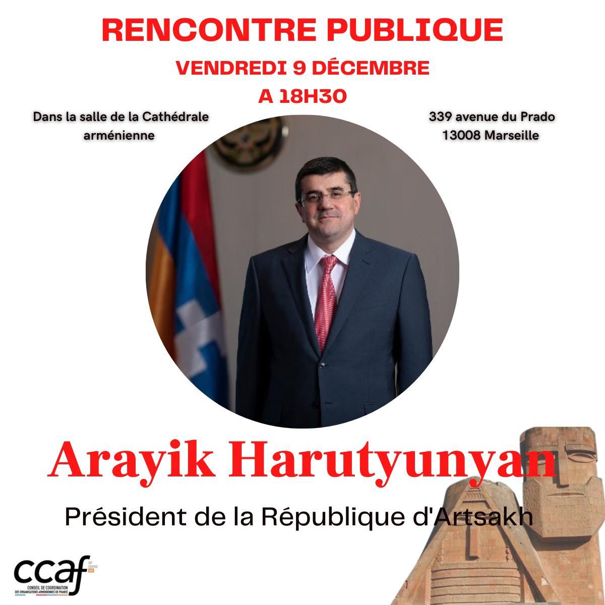 Rencontre publique avec Araïk Haroutiounian, président de la république