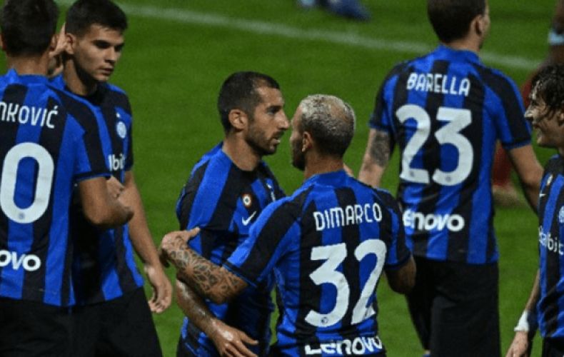 L&rsquo;Inter a remporté le match amical (6-1), Henrikh Mkhitaryan, l&rsquo;auteur du but
