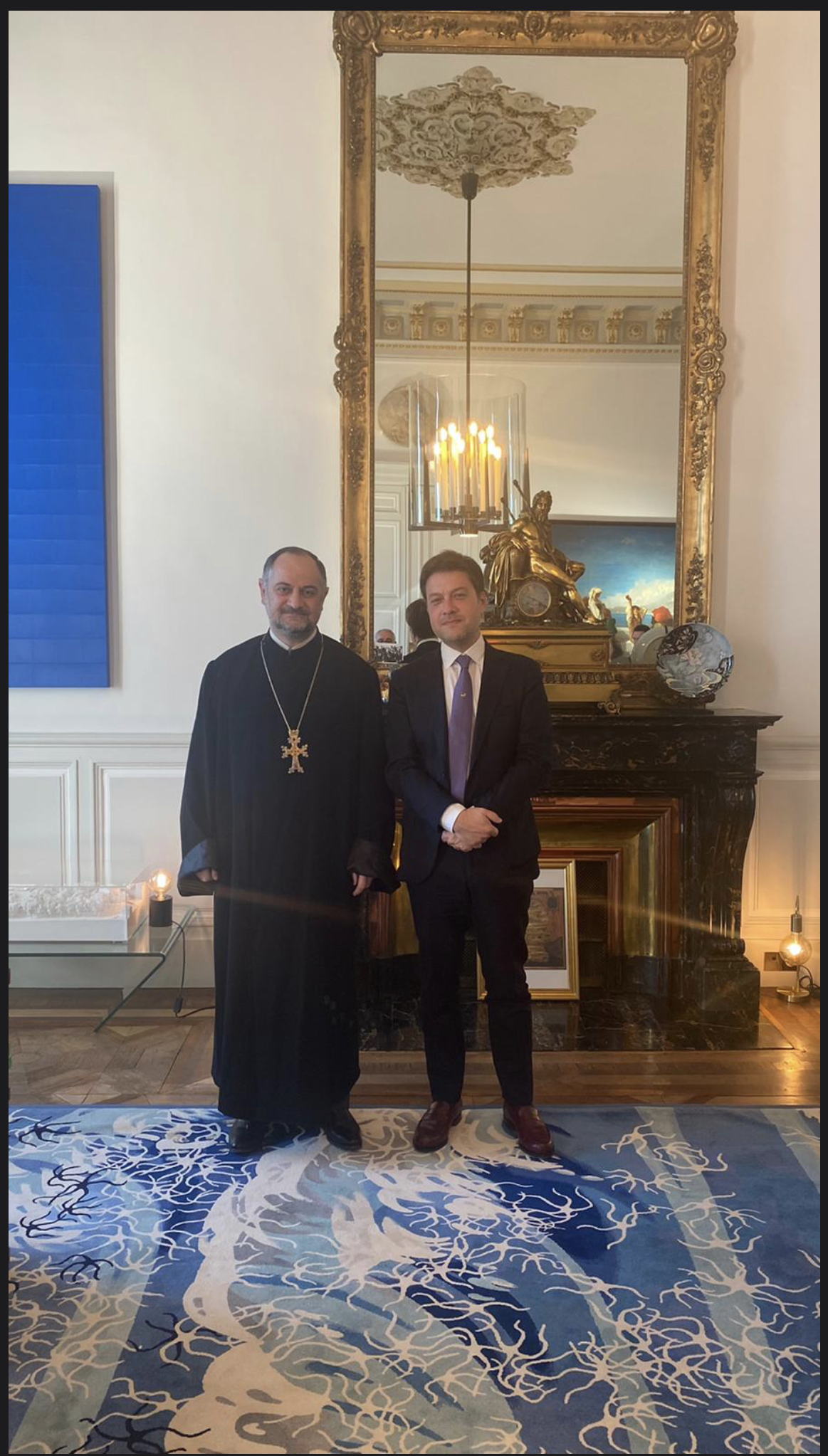 Benoît Payan accueille le Primat Krikor Khatchatryan