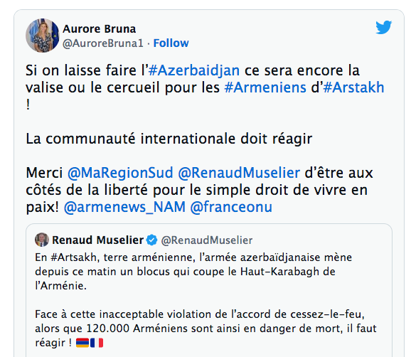 Aurore Bruna : La communauté internationale doit réagir
