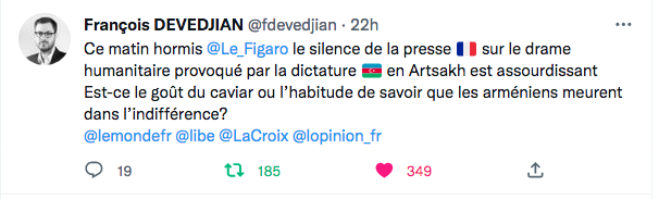 François Devedjian : hormis Le Figaro, le silence de la presse