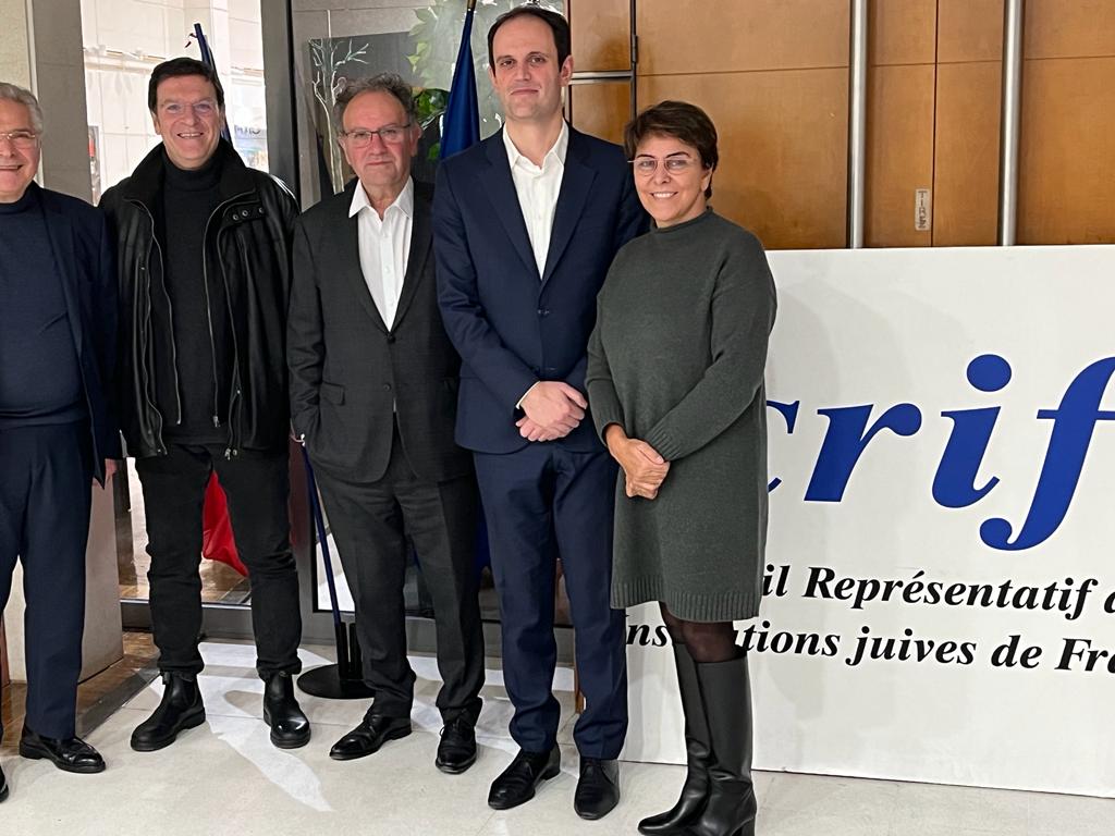 Rencontre chaleureuse entre les directions nationales du CRIF et du CCAF