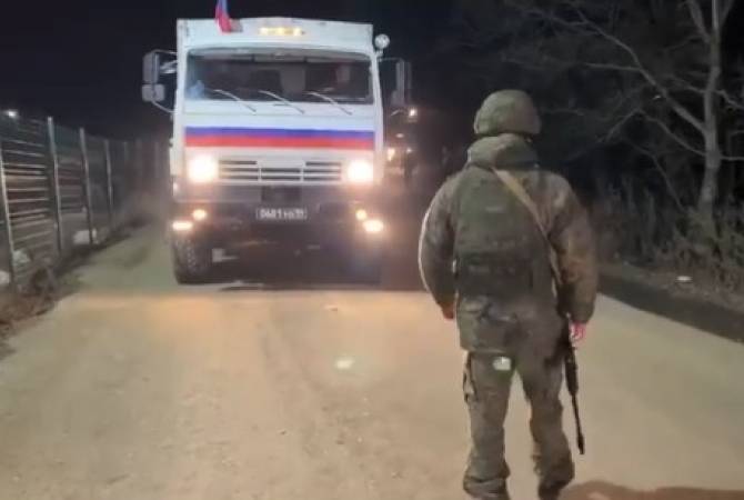 Les Azéris n&rsquo;ont pas permis au convoi des Forces russes de paix de passer par le corridor de Latchine