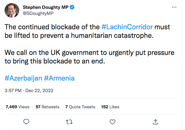 Stephen Doughty : Blocus, que fait l&rsquo;Angleterre ?